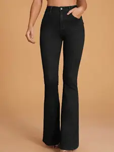 Next One Women Smart Bootcut High-Rise Low Distress Cotton Stretchable Jeans