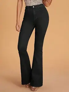 BROADSTAR Women Smart Bootcut High-Rise Jeans