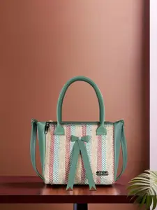 LOREM Women Structured Handbag with Tasselled
