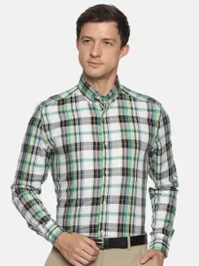THE FORMAL CLUB Men Relaxed Tartan Checks Opaque Checked Formal Shirt