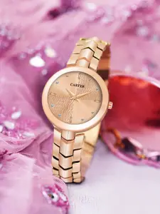 Sandy D Carter Women Dial & Stainless Steel Straps Analogue Watch Sandy D Carter-230-RG