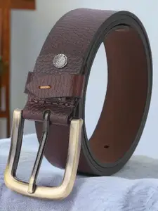 The Roadster Lifestyle Co. Men Solid Tang Closure Belt