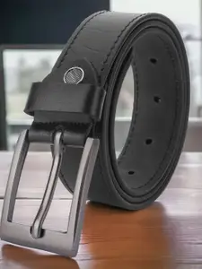 The Roadster Lifestyle Co. Men Textured Tang Closure Belt