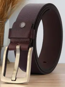 The Roadster Lifestyle Co. Men Textured Tang Closure Belt
