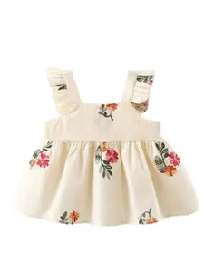 StyleCast x Revolte Girls Floral Fit & Flare Dress