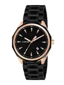 Sandy D Carter Men Dial & Stainless Steel Straps Analogue Watch Sandy D Carter-168-BK