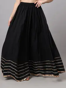 KALINI Flared Maxi Skirt