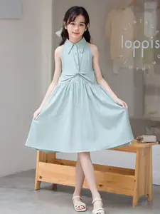 StyleCast x Revolte Girls Shirt Collar A-Line Dress