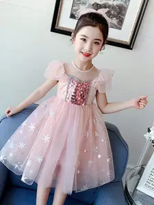 StyleCast x Revolte Floral Print Flared Sleeve Fit & Flare Dress