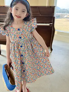 StyleCast x Revolte Floral Print Fit & Flare Dress