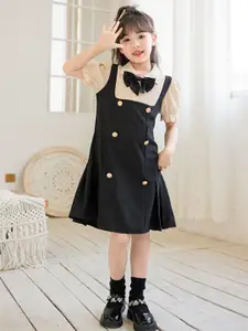 StyleCast x Revolte Puff Sleeves A-Line Dress