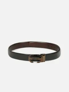 Van Heusen Men Textured Push Pin Closure Belt