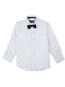 Gini and Jony Boys Opaque Printed Casual Shirt