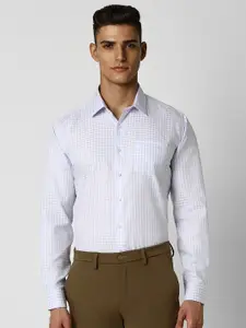 Van Heusen Men Slim Fit Checked Formal Shirt