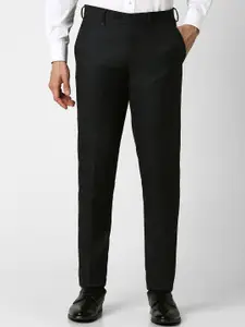 Van Heusen Men Mid-Rise Slim Fit Trousers