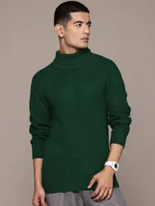 The Roadster Lifestyle Co. Ribbed Turtle Neck Pullover
