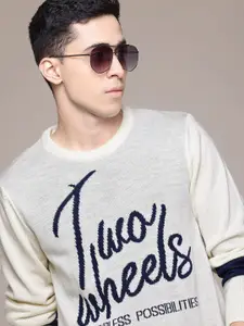 Roadster Men Typography Pullover