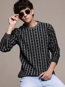 The Roadster Lifestyle Co. Cable Knit Acrylic Pullover