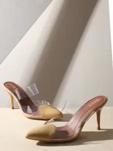 GNIST Pointed Toe Slim Heeled Mary Janes