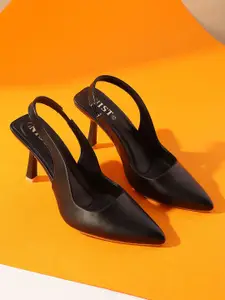 GNIST Pointed Toe Kitten Pumps