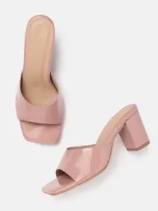 Van Heusen Open Toe Block Heels