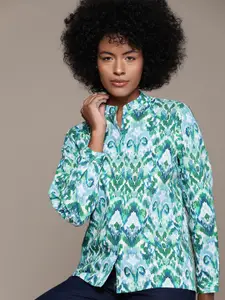 Roadster Women Abstract Printed Casual Shirt