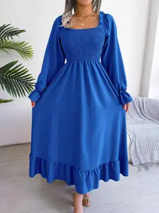 all about you Puff Sleeve Maxi Dress