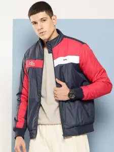 Slazenger Colourblocked Mock Collar Bomber Jacket