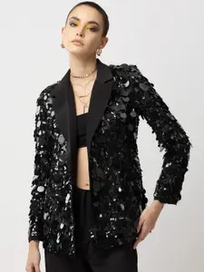 Diwaah Sanorita Embellished Open Front Party Blazer