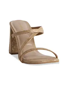 ERIDANI Open Toe Block Heels