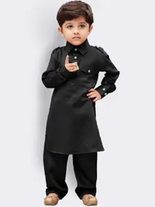 VASTRAMAY Boys Long Sleeves Kurta with Pyjamas
