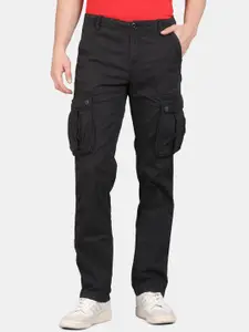 t-base Men Mid-Rise Cargos Trousers