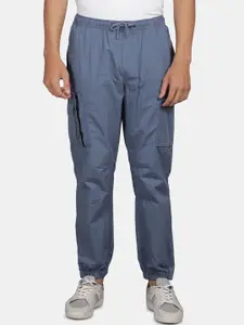 t-base Men Mid-Rise Cotton Joggers Trousers