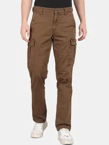 t-base Men Mid-Rise Cotton Cargos Trousers