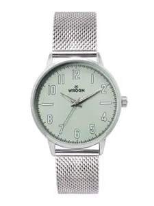 WROGN Men Dial & Stainless Steel Bracelet Style Straps Analogue Watch MFB-PN-DK2599