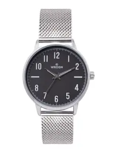 WROGN Men Dial & Stainless Steel Bracelet Style Straps Analogue Watch MFB-PN-DK2599