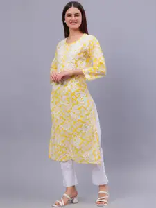 Seva Chikan Floral Embroidered Lucknowi Chikankari Kurta
