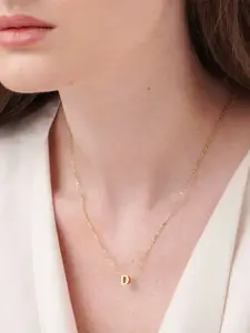 PALMONAS Gold-Plated Handcrafted Necklace