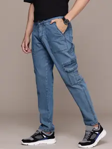 WROGN Men Cargo Fit Stretchable Jeans