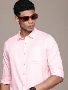 WROGN Pure Cotton Slim Fit Casual Shirt