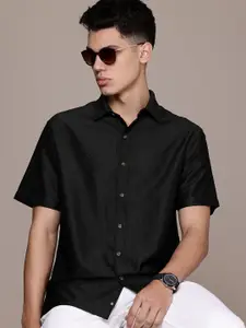 WROGN Self Design Casual Shirt