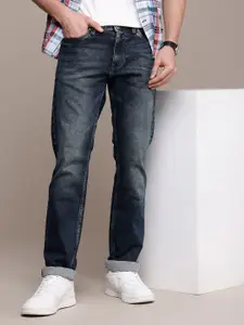 Nautica Men Straight Fit Heavy Fade Stretchable Jeans