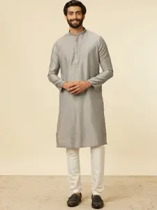 Manyavar Floral Woven Design Kurta with Pyjamas