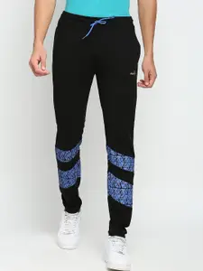 FiTZ Men Printed Cotton Mid-Rise Track Pants