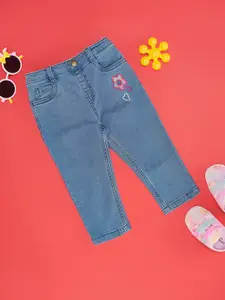Pantaloons Baby Infant Girls Clean Look Jeans