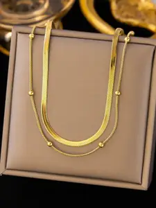 EL REGALO Gold-Plated Layered Necklace