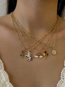 EL REGALO Set of 5 Necklace