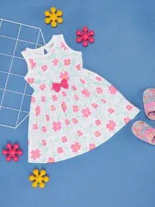 Pantaloons Baby Infants Floral Print Fit & Flare Dress