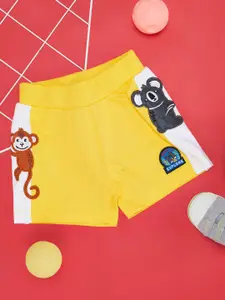 Pantaloons Baby Infant Boys Graphic Printed Pure Cotton Shorts