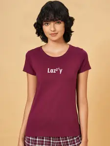 Dreamz by Pantaloons Printed Pure Cotton Lounge T-shirt